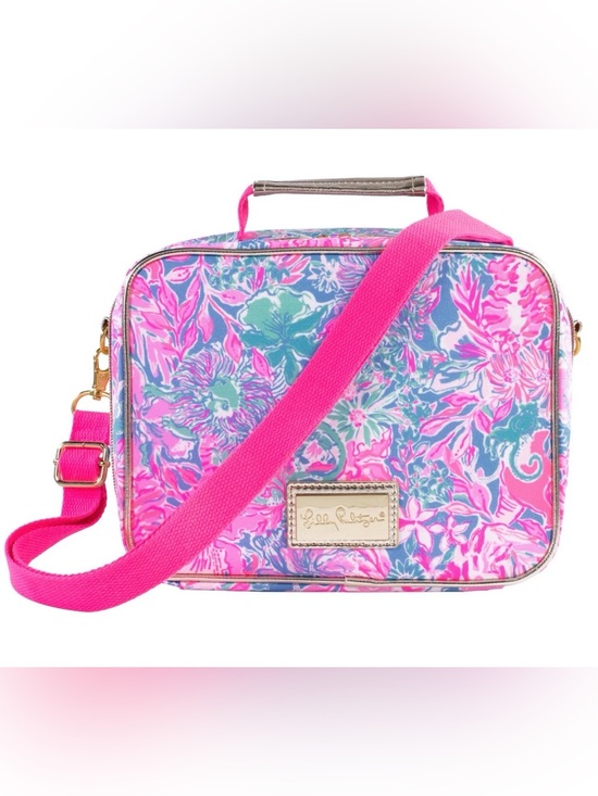 Lilly Pulitzer Handbags - Lilly Pulitzer Tropical Print Insulated Lunch Cooler Crossbody Bag